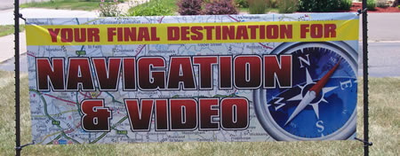 Navigation & Video banner